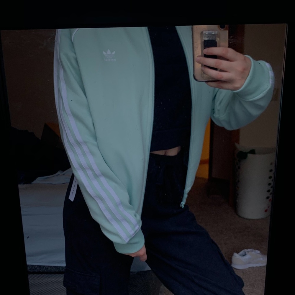 Adidas zip up track top WITH TAGS